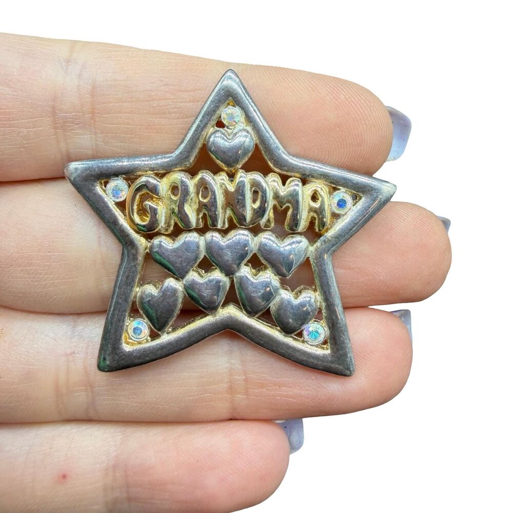 Vintage Grandma Brooch:  Grandma Pin Jewelry